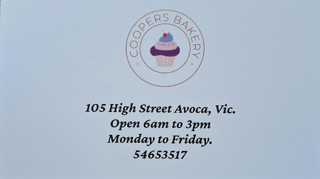 Coopers Bakery | 105 High St, Avoca VIC 3467, Australia | Phone: (03) 5465 3517