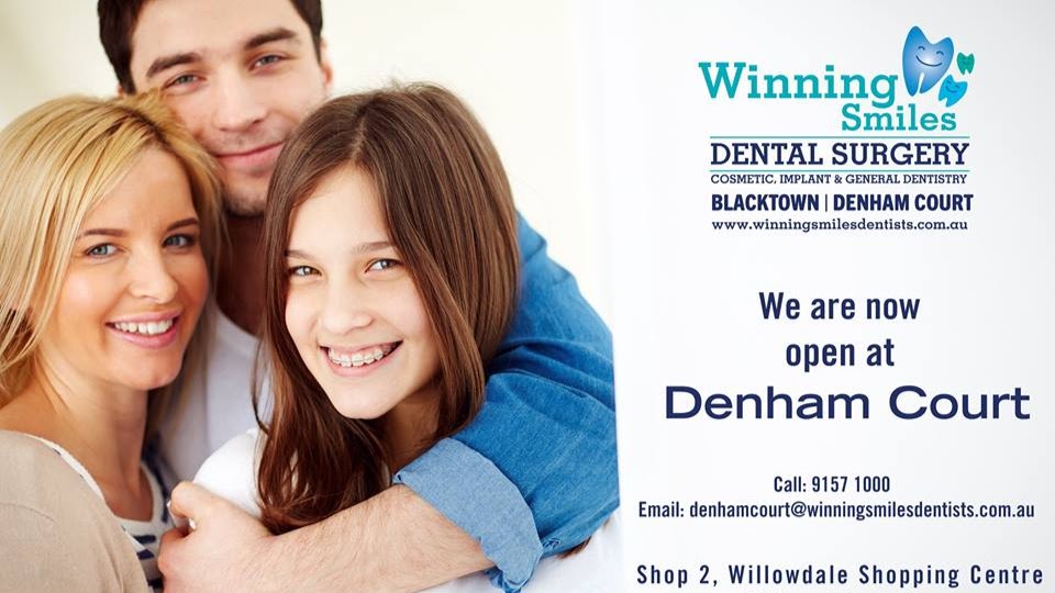 Winning Smiles Dental Surgery - Denham Court | Shop 2, Willowdale shopping center,, 1 Willowdale drive, Denham Court NSW 2565, Australia | Phone: (02) 9157 1000