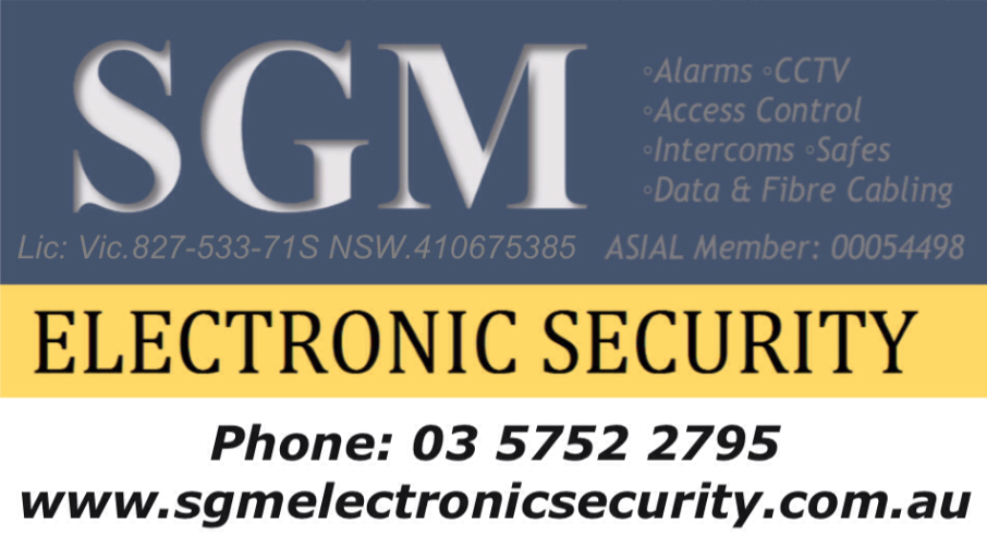 SGM Electronic Security | Myrtleford VIC 3737, Australia | Phone: 0413 542 145