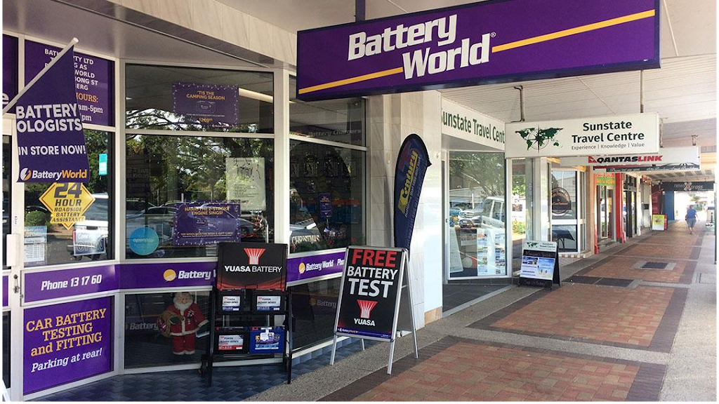 Battery World | car repair | 173 Bourbong St, Bundaberg Central QLD 4670, Australia | 0741535186 OR +61 7 4153 5186