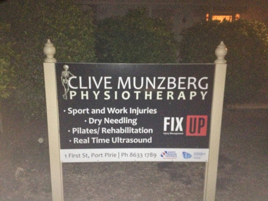 Clive Munzberg Physiotherapy | 1 First St, Port Pirie West SA 5540, Australia | Phone: (08) 8633 1789