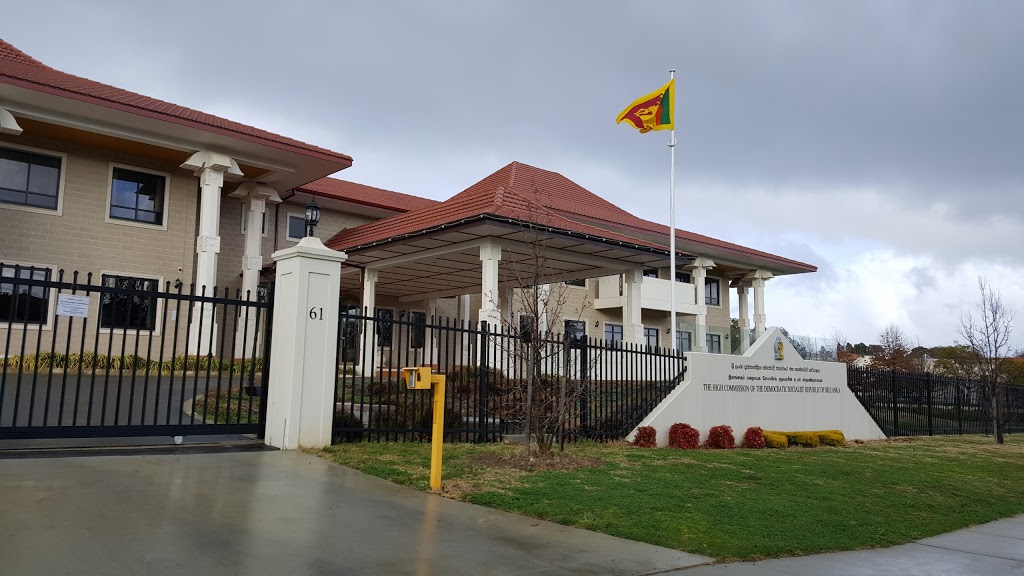 High Commission of Sri Lanka in Canberra | embassy | 61 Hampton Cct, Yarralumla ACT 2600, Australia | 0261983756 OR +61 2 6198 3756
